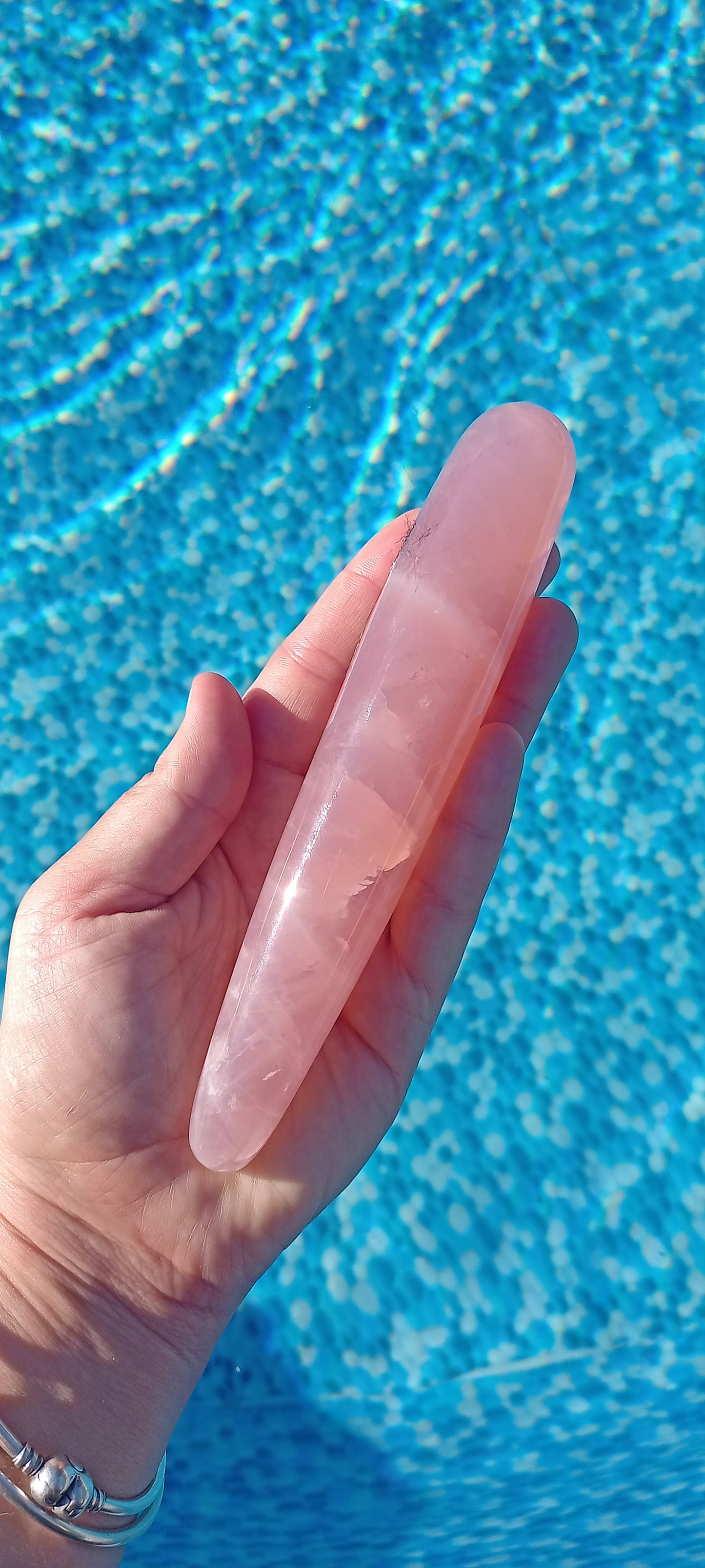 Rubyrock Rose Quartz Crystal Pleasure Wand