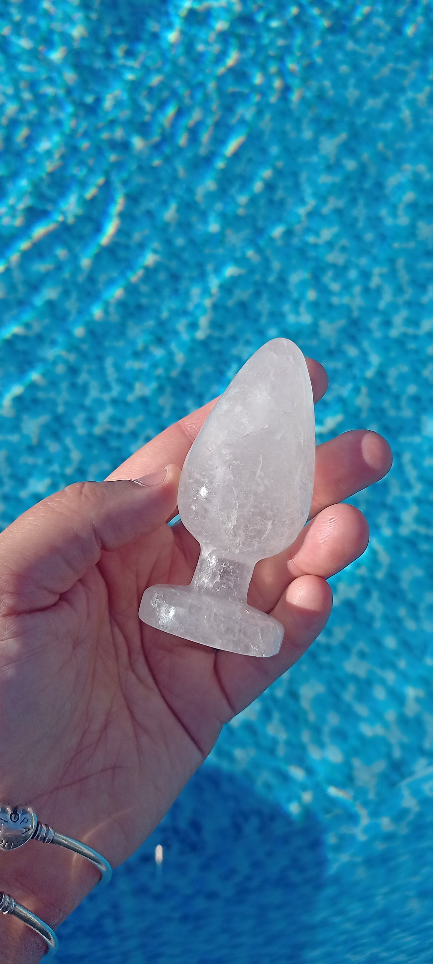 Pluto Quartz Crystal Pleasure Plug