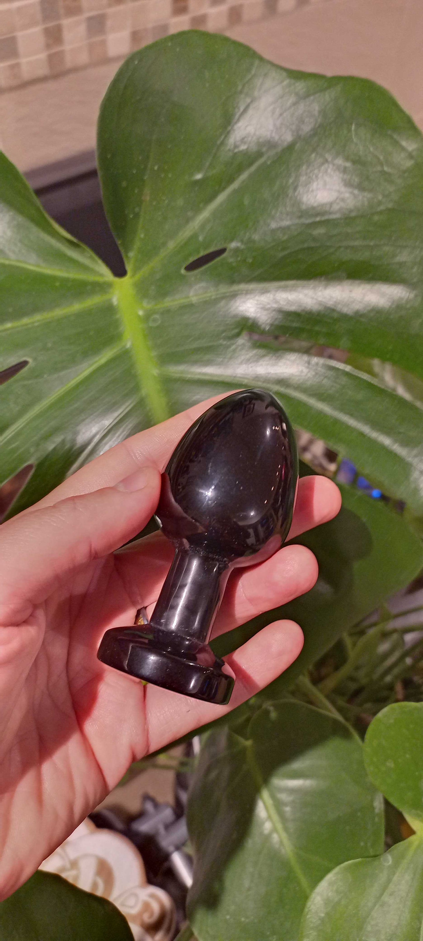 Mars III Obsidian Crystal Pleasure Plug