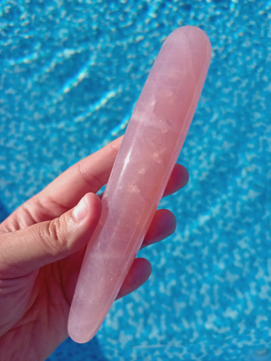 Rubyrock Rose Quartz Crystal Pleasure Wand