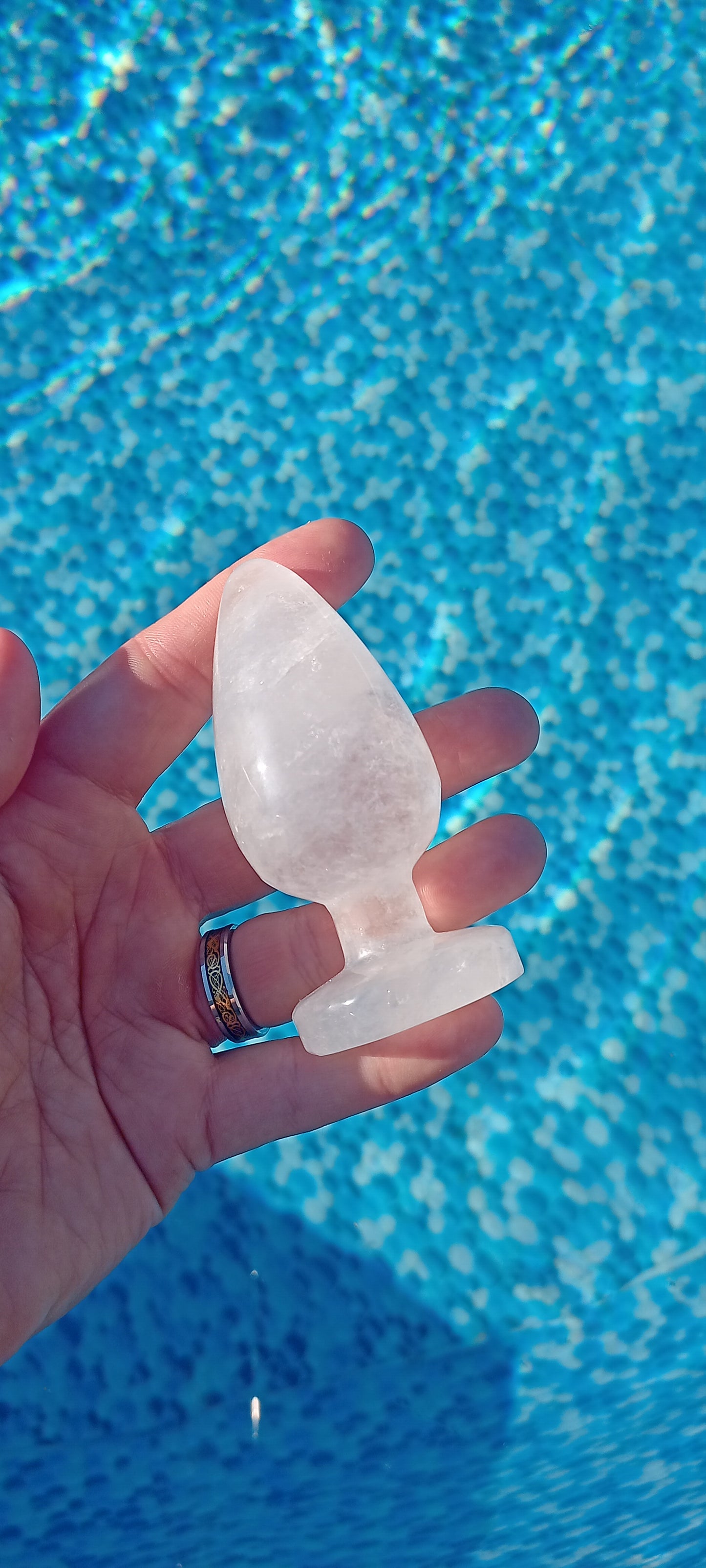 Pluto Quartz Crystal Pleasure Plug