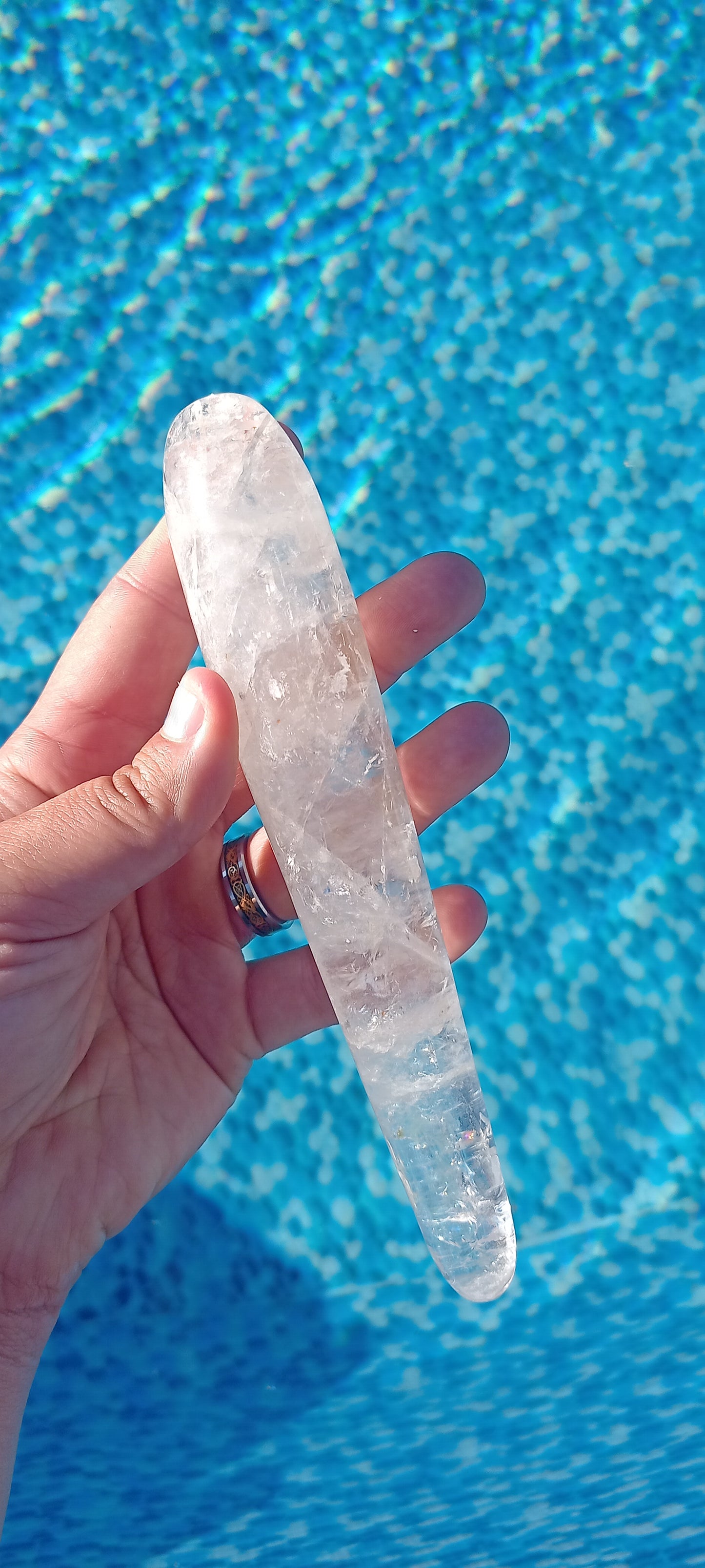 Rubyrock Clear Quartz Crystal Pleasure Wand