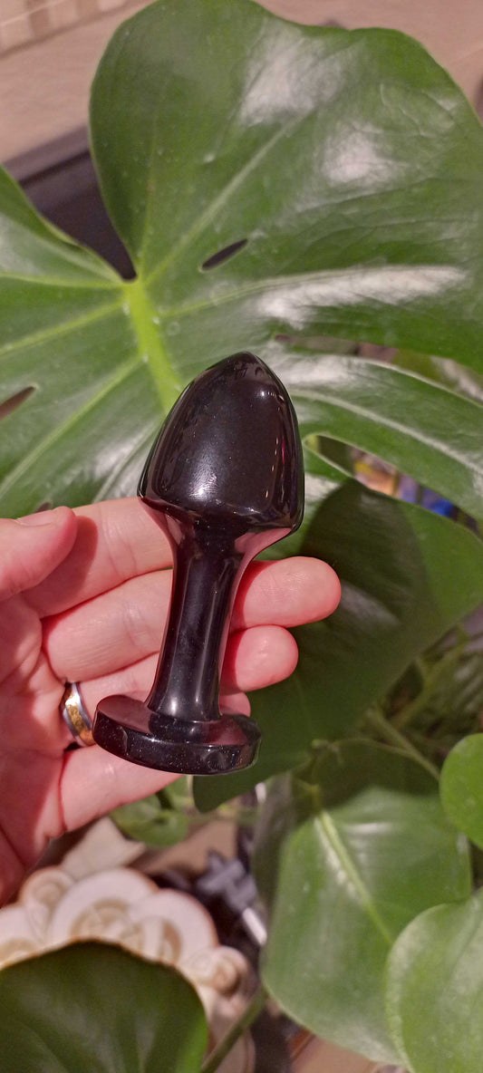 Mars I Obsidian Crystal Pleasure Plug